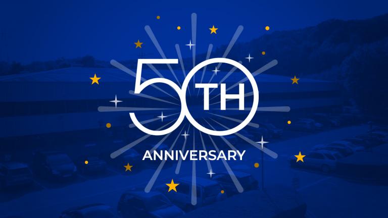Linear Plastics 50th Anniversary Graphic